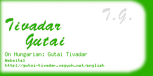 tivadar gutai business card